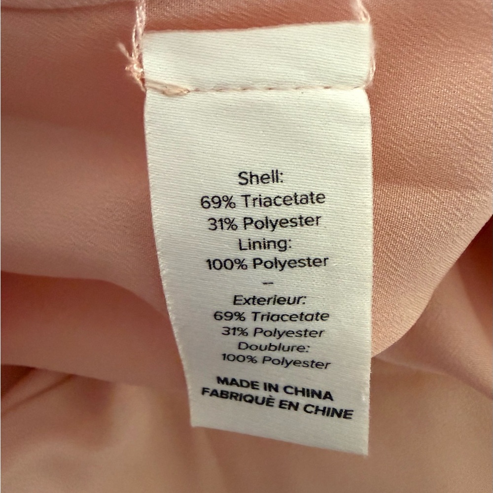 Cinq à Sept Marta Off-the-Shoulder Trumpet Midi Dress, Blush Rose, Size 4 - Picture 12 of 12